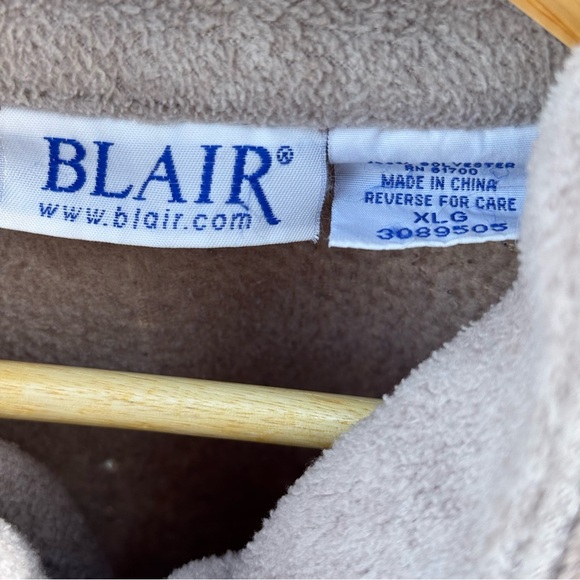 Unisex Vintage 90’s Blair Puppy Dog Fleece All Over Print Zip Up Jacket XL - Picture 3 of 5